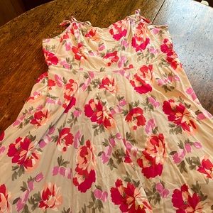 pink floral old navy dress